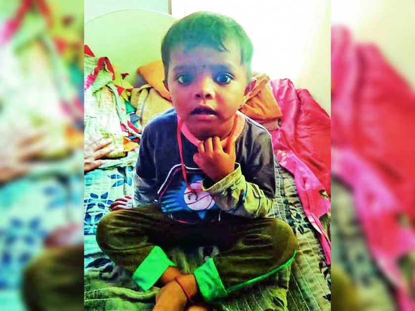 Died of 3 years boy due to electric shock in Nagpur Umred | मन हेलावून टाकणारी घटना; शौचास बसलेल्या चिमुकल्याचा विजेच्या धक्क्याने दुर्दैवी अंत