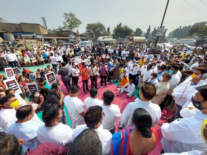 Villagers rallied against the dumping ground at Bhandarli | भंडार्ली येथील डंपिंग ग्राऊंडला १४ गाव संघर्ष समितीचा तीव्र विरोध, ग्रामस्थ एकवटले
