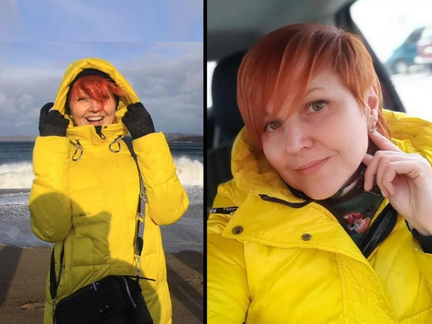 Russian lady journalist probed for promoting Ukraine colours by wearing yellow jacket on beach | रंगावरून राडा! रशियन तरुणीने पिवळं जॅकेट घालून समुद्रकिनारी काढला फोटो, घरी आले पोलीस