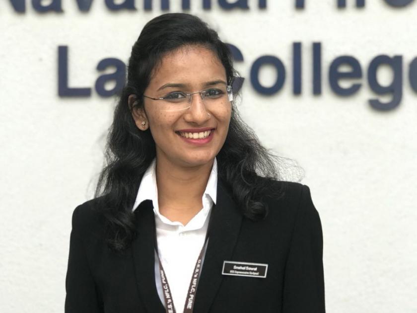  Akola students shine in Pune; Srehal Sawal Fergusson College's 'LR' post | अकोल्यातील विद्यार्थीनी पुण्यात चमकली; स्रेहल सावल फर्ग्युसन महाविद्यालयाच्या 'एलआर'पदी
