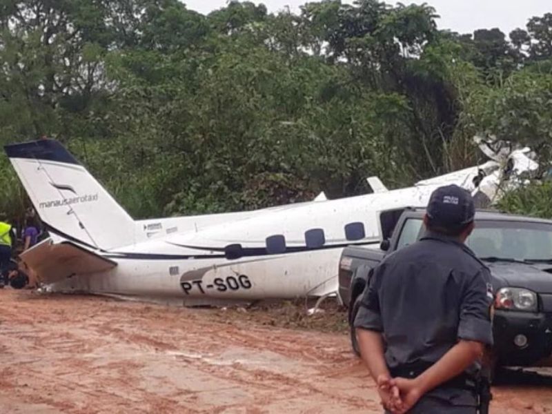 The plane crashed in the Amazon of Brazil. 14 people have died in this incident. | ब्राझीलच्या ॲमेझॉनमध्ये विमान कोसळले; अपघातात दोन क्रू सदस्यांसह १२ प्रवाशांचा मृत्यू