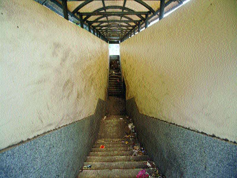Underground shelter on Sion-Panvel Highway | सायन-पनवेल महामार्गावर भुयारी मार्गांची दुरवस्था