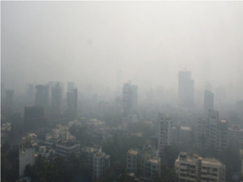 Mumbai's pollution reaches Delhi; No one could see anything beyond 200 meters | मुंबईच्या प्रदूषणाने गाठली दिल्ली; २०० मीटरच्या पलीकडे काेणाला काही दिसेना