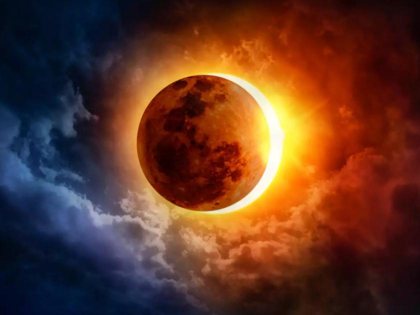 solar eclipse october 2022 after 27 years amazing yoga of surya grahan in diwali 2022 will impact on zodiac signs and india with other countries | Solar Eclipse 2022: २७ वर्षांनी सूर्यग्रहणाला अद्भूत संयोग! तूळ राशीत ग्रहांचा दुर्मिळ योग; कसा असेल ग्रहण प्रभाव?
