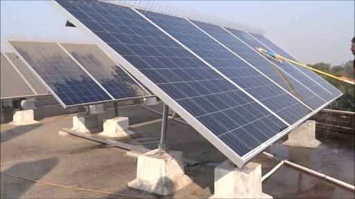 Washim District Collectorate Solar Power Panel fails! | वाशिम जिल्हाधिकारी कार्यालयातील सौरऊर्जा पॅनेल निकामी!
