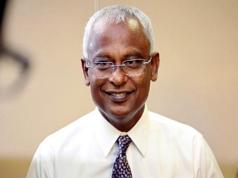 Maldives opposition leader, Ibrahim Mohamed Solih wins upset poll victory | मालदीवमध्ये सत्तांतर, राष्ट्रपतीपदाच्या निवडणुकीत विरोधी पक्षनेते सोलिह यांचा विजय 