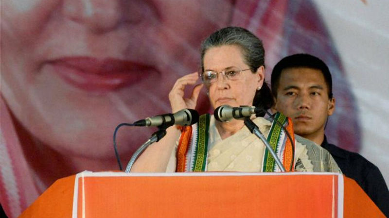 Sonia Gandhi's attack on BJP only | केवळ भाषणाने पोट भरत नाही, सोनिया गांधी यांचा भाजपावर हल्लाबोल