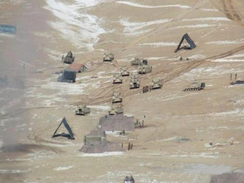 Tents erected by Chinese troops on the Chinese border in Ladakh now? Soldiers in civilian clothes | ड्रगनची नवी चाल! लडाखमध्ये चीन सीमेवर आता चिनी सैनिकांनी उभारले तंबू? नागरिकांच्या वेशात सैनिक 