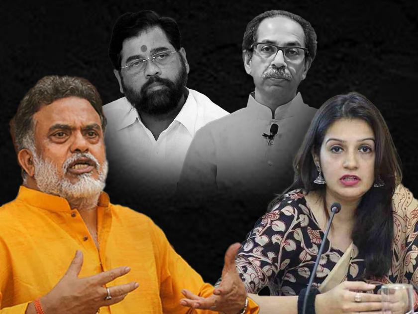 Lok Sabha Elections - Shiv Sena leader Sanjay Nirupam criticized Uddhav Thackeray group MP Priyanka Chaturvedi | "मेरा बाप महागद्दार है..."; प्रियंका चतुर्वेदींच्या टीकेला शिवसेनेचं जशास तसं प्रत्युत्तर