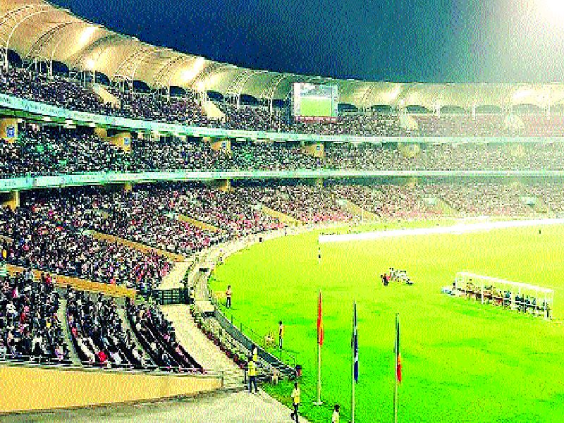 A FIFA match is set for a record crowd, 38 thousand viewers attend | ‘फिफा’च्या सामन्याला विक्रमी गर्दी, ३८ हजार प्रेक्षकांची उपस्थिती