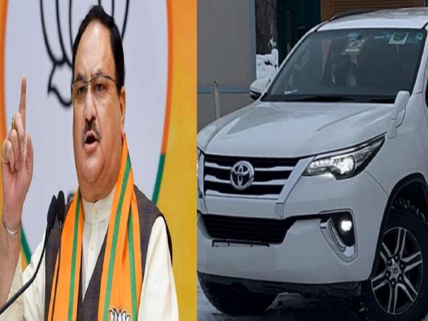 Stolen car of BJP chief JP Nadda's wife recovered from Varanasi, 2 arrested | जेपी नड्डांच्या पत्नीची फॉर्च्युनर कार वाराणसीत सापडली, दिल्लीतून गेली होती चोरीला 