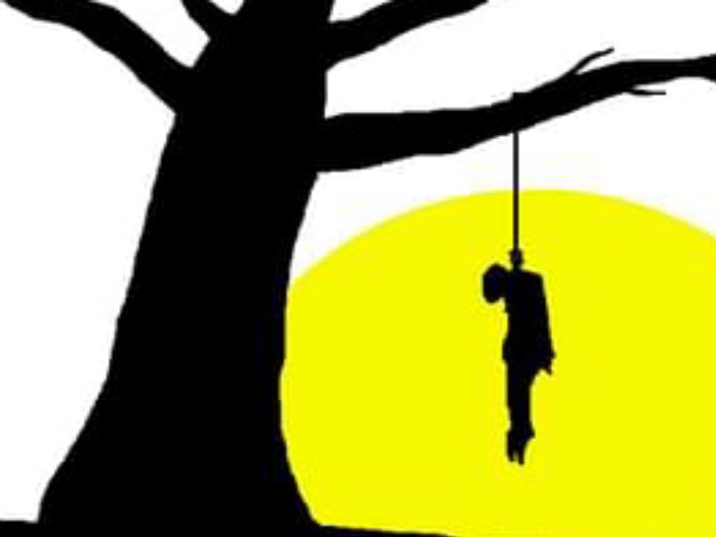 The young man strangled the tree with the help of a cloth | झाडाला कापडाच्या साहाय्याने तरुणानं घेतला गळफास