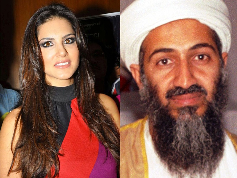 Sunny Leone's wanted Osama bin Laden, found in the house | सनी लिओनीचा चाहता होता ओसामा बिन लादेन, घरात सापडला सिडींचा साठा