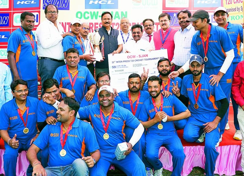 SJAN Cricket: Lokmat winner | एसजेएएन क्रिकेट; नागपूर लोकमत पुन्हा चॅम्पियन