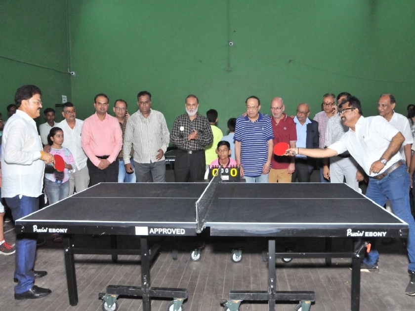 Start of District Table Tennis Association Competition; Athletes from five districts participated in the tournament | जिल्हा टेबल टेनिस असोसिएशनच्या स्पर्धेला सुरूवात; स्पर्धेत पाच जिल्ह्यातील खेळाडूंचा सहभाग