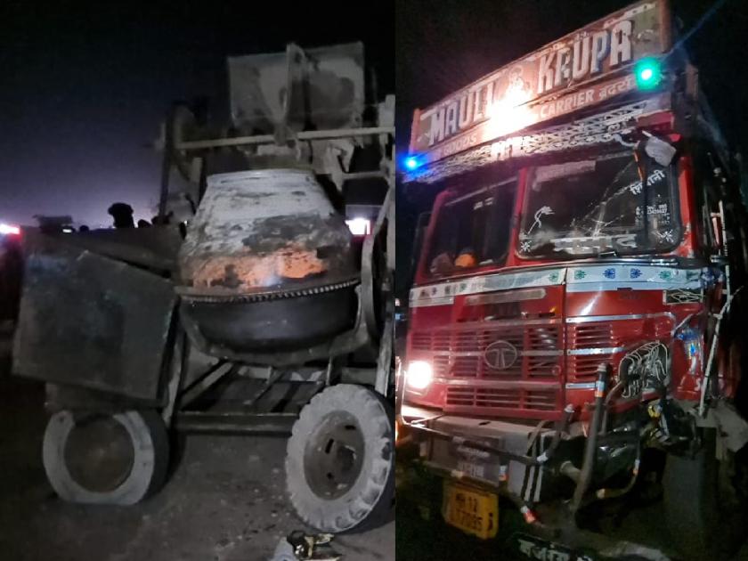 4 killed, 11 injured as truck collides with tempo at Vathar on Pune Bangalore National Highway | Kolhapur: भरधाव ट्रकची टेम्पोला पाठिमागून धडक, चार ठार; पुणे-बंगळुरु राष्ट्रीय महामार्गावर वाठारजवळ अपघात