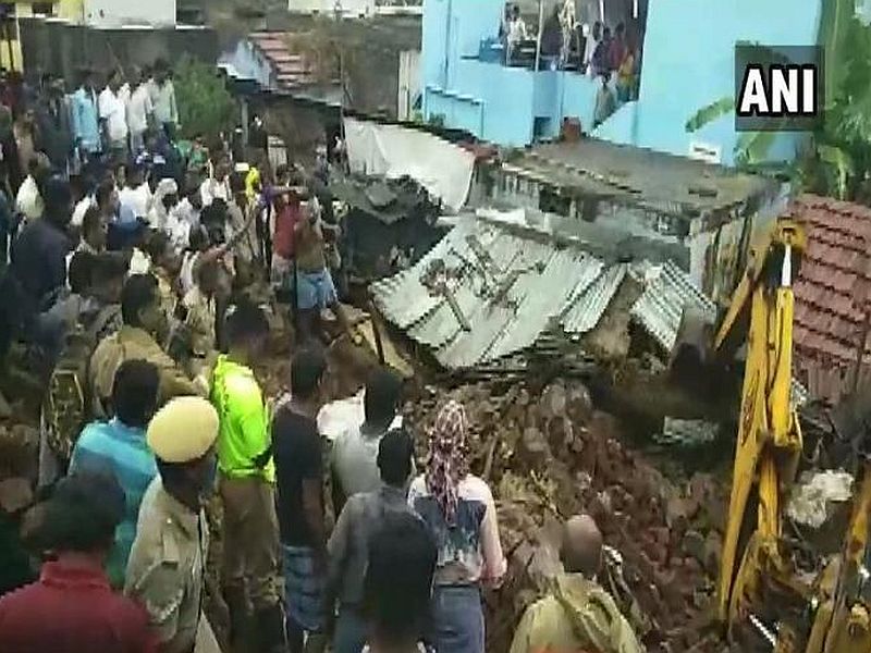 15 persons dead after a compound wall collapsed & damaged three houses in Tamil Nadu | तामिळनाडूमध्ये पावसाचा कहर, 15 जणांचा मृत्यू