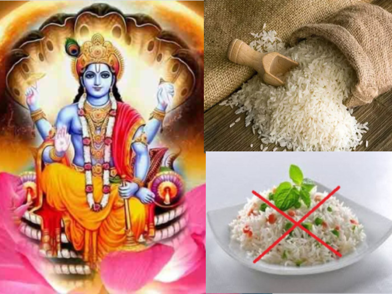 Let's find out the mythological and scientific reasons why rice is considered forbidden on Ekadashi! | एकादशीला तांदूळ निषिद्ध का मानला जातो त्याचे पौराणिक आणि वैज्ञानिक कारण जाणून घेऊ!