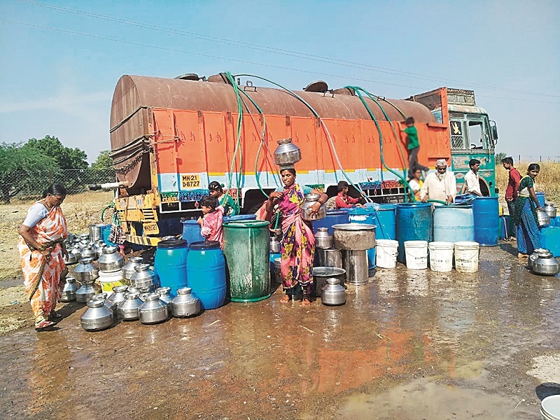 Due to the severe water scarcity of villages in Kushi Mahuli | किल्ले माहुलीच्या कुशीतील गावपाड्यांमध्ये भीषण पाणीटंचाई