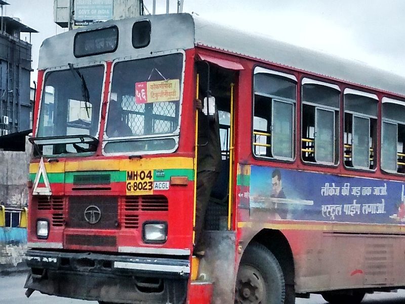 TMT bus was stolen overnight | टीएमटीचा बसथांबा रातोरात चोरीला