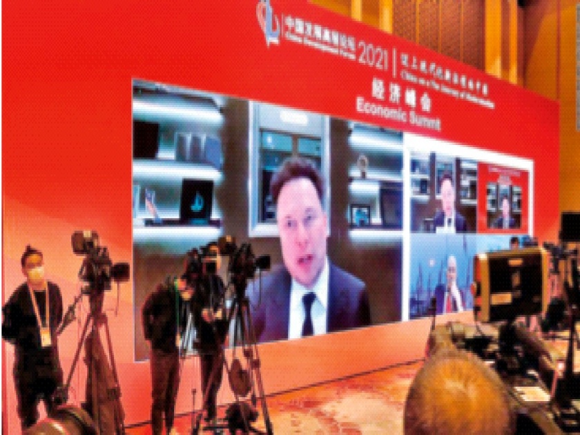 Thief's vomit bomb! China's eye on Tesla's cameras | चोराच्या उलट्या बोंबा! टेस्लाच्या कॅमेऱ्यांवर चीनची नजर