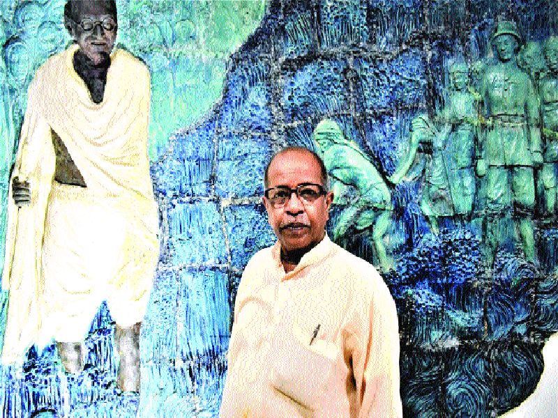 mahatma Gandhi News | ब्रह्मदेवाने साकारला गांधींचा जीवनपट!