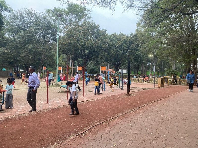 The park department itself is cutting the trees We dont want a monorail in pune | Pune: अरे बाप रे! उद्यान विभागच झाडं छाटतोय; आम्हाला मोनोरेल नको