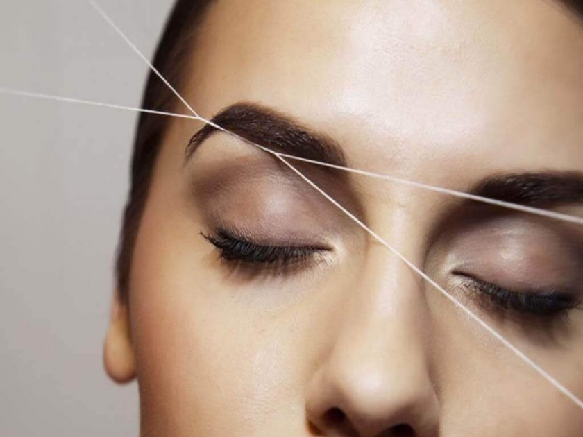 How to cure skin irritation after threading eyebrows | थ्रेडींगमुळे होणारा त्रास कमी करण्यासाठी काय करावे?
