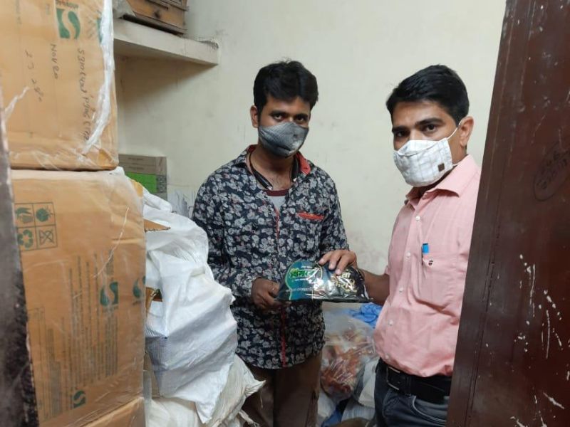 One arrested in illegal gutka sale case; Six lakh 89 thousand items confiscated | अवैद्य गुटखा विक्री प्रकरणी एकास अटक; सहा लाख 89 हजारांचा मुद्देमाल जप्त
