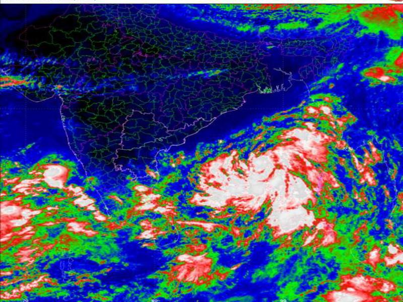 'Titli' hurricane in the Bay of Bengal | बंगालच्या उपसागरात ‘टिटली’ चक्रीवादळ