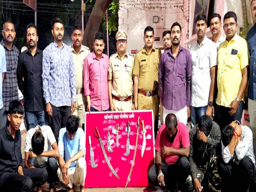 Sangli city police arrested a gang who were preparing to commit a robbery with sharp weapons | Sangli: शस्त्रांसह दरोड्याच्या तयारीतील टोळी जेरबंद, सहाजणांना अटक