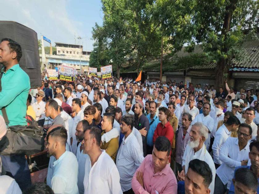 March against torrent power in Bhiwandi; Hundreds of citizens participated | भिवंडीत टोरंट पॉवर विरोधात मोर्चा; शेकडो नागरिक सहभागी
