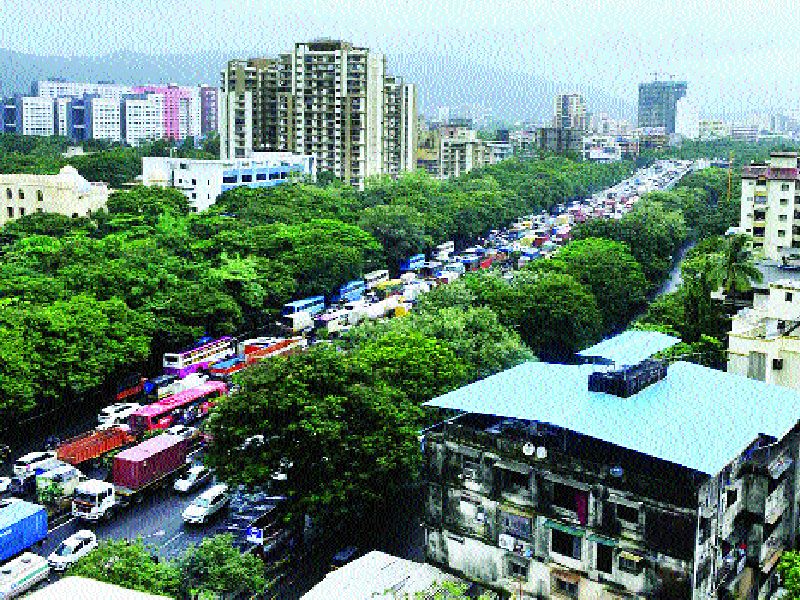Due to traffic jam, the district suffocated | वाहतूक कोंडीमुळे ठाणे शहर गुदमरले