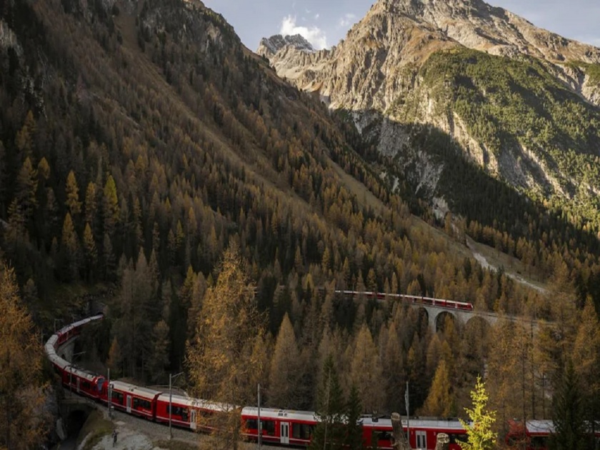 Switzerland Runs The Longest Train In The World | जगातील सर्वात लांब पॅसेंजर ट्रेन पाहून तुम्हाला वाटेल आश्चर्य! जाणून घ्या, खासियत...