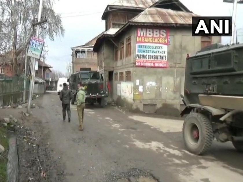 Jammu & Kashmir: Encounter underway between security forces and terrorists in Tral | Jammu And Kashmir : त्राल चकमकीत दोन दहशतवाद्यांचा खात्मा