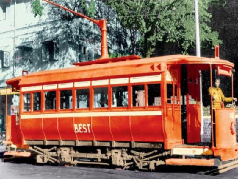 'Best' decision ... Tram to be seen again in Mumbai; Save History Near bhatia garden | 'बेस्ट' निर्णय... मुंबईत पुन्हा दिसणार ट्राम; CSMT स्टेशनजवळच इतिहासाचं जतन