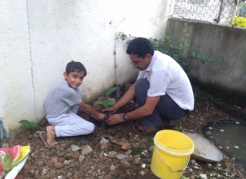 Sainik school resolves to plant two thousand trees | सैनिक शाळेचा दोन हजार वृक्ष लागवडीचा संकल्प