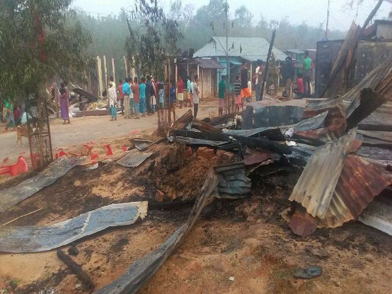 Violence in some areas of Tripura after the elections | निवडणुकीनंतर त्रिपुरात काही भागात हिंसाचार