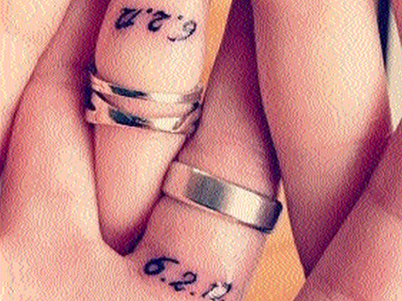 Tattoo Testimony for the Spouse | जोडीदार देतोय लग्नाच्या गाठीला टॅटूची साक्ष