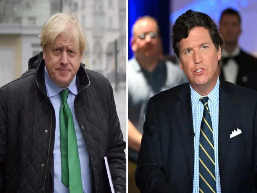 Boris Johnson demanded $1 million for interview, says Tucker Carlson after Putin sit-down | ब्रिटनचे माजी पंतप्रधान बोरिस जॉन्सन यांनी मुलाखत देण्यासाठी मागितले 8 कोटी, अमेरिकन पत्रकाराचा धक्कादायक दावा