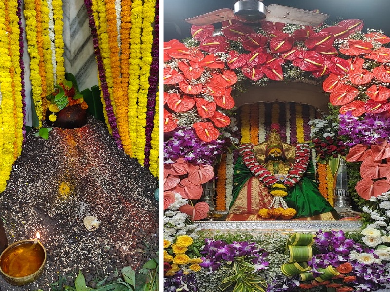 ‘Aai Raja Udo Udo’s chanting for Ghatsthapana; Shri Tuljabhavani Devi's Autumn Navratri Festival begins | ‘आई राजा उदो उदो’च्या गजरात घटस्थापना; श्री तुळजाभवानी देवीच्या शारदीय नवरात्रौत्सवास प्रारंभ