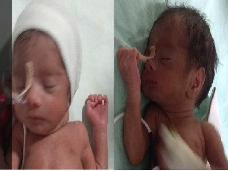 Shocking! Relatives with mother put twins in hospital and escape | धक्कादायक ! जुळ्या मुलींना हॉस्पिटलमध्ये ठेऊन आईसह नातेवाईक पसार