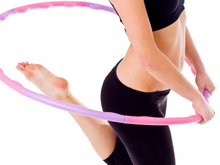 how can do weight loss by using hula hooping | डाएट नाही तर हुला हूपिंग करून पोटावरची चरबी करा कमी