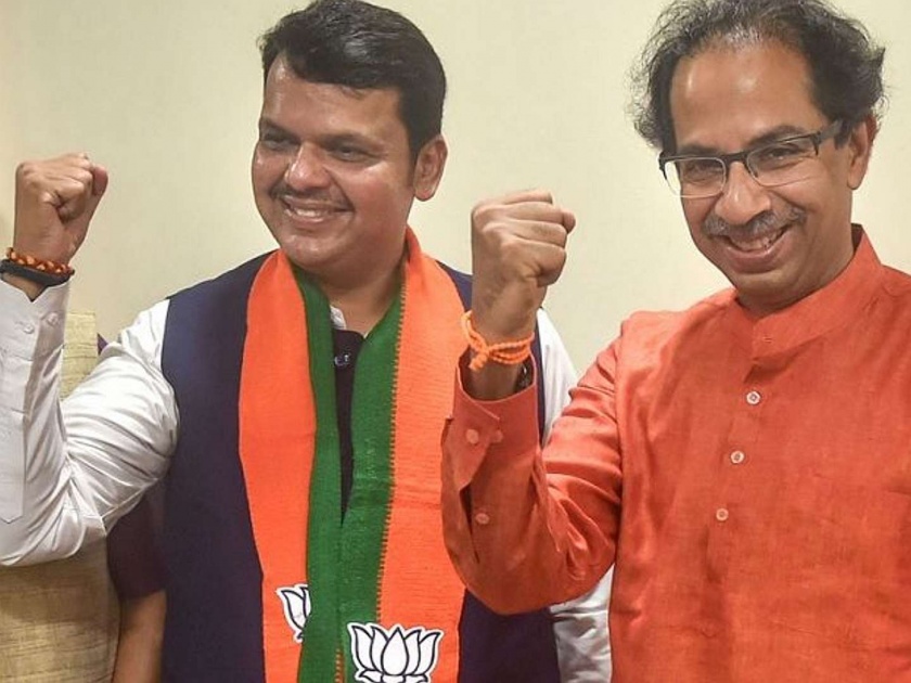 Vidhan sabha 2019: BJP-164 & Shiv Sena-124 Contest in Maharashtra Assembly Election | Vidhan sabha 2019 : उद्धव 'वर्षा'वर गेले अन् युतीचा मार्ग मोकळा झाला; फिफ्टी-फिफ्टी गुंडाळला!