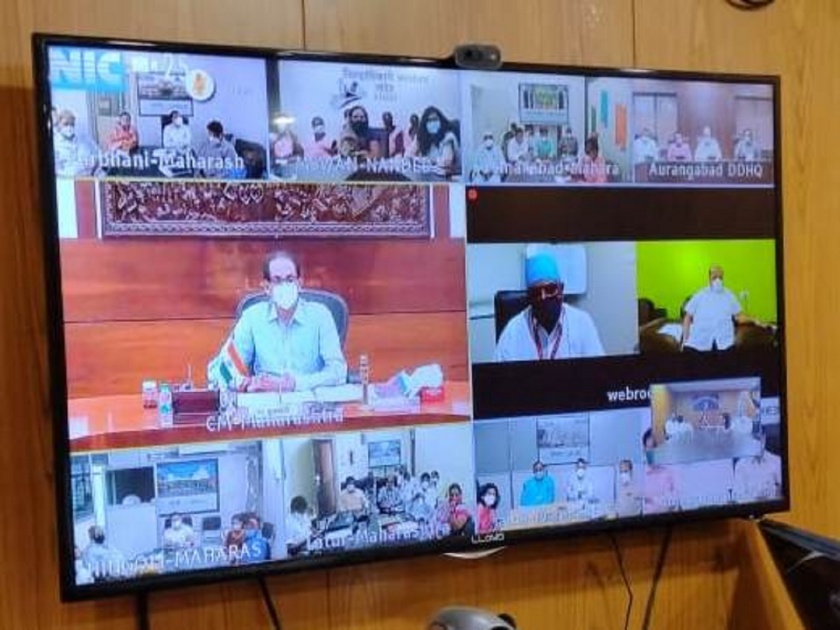Washim Chief Minister uddhav thackeray had a dialogue with the Sarpanch of Govardhan | वाशिम : मुख्यमंत्र्यांनी साधला गोवर्धनच्या सरपंचांशी संवाद