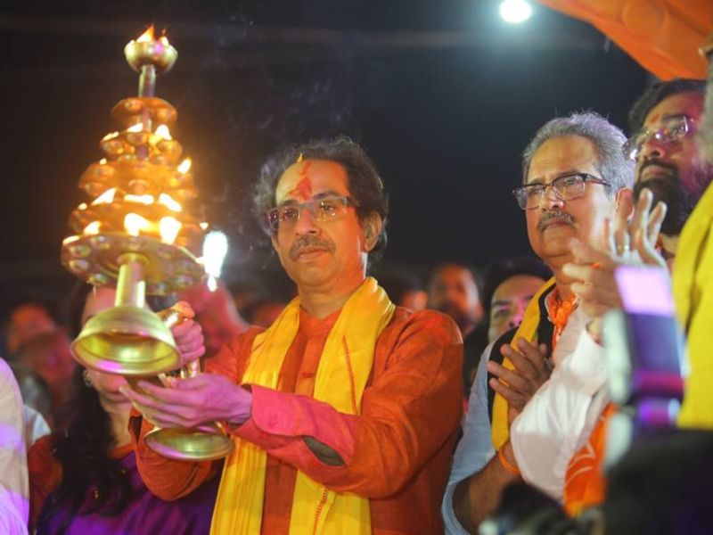'Our Ram is enjoying exile in Ayodhya', 'match' against Modi government | आमचा राम अयोध्येतच 'वनवास भोगतोय', मोदी सरकारविरुद्ध 'सामना' रंगला