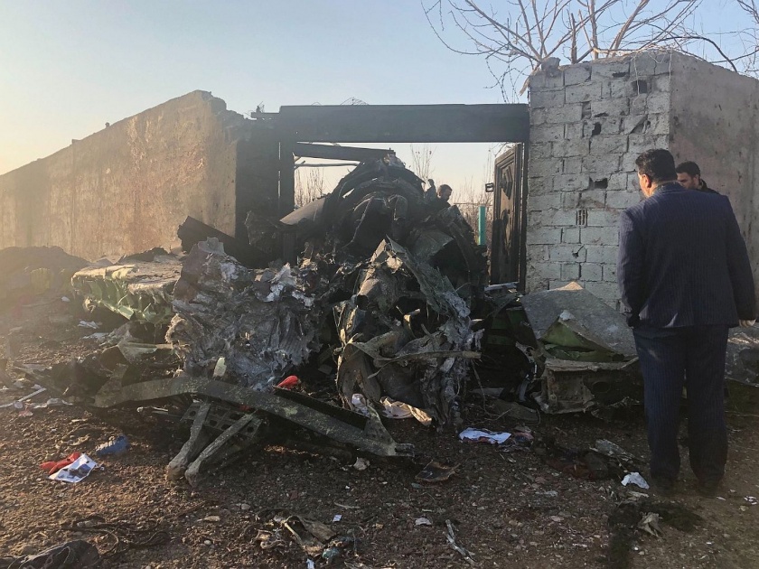 Iran plane crash All 180 aboard Ukrainian airplane killed | Ukraine Plane Crash : युक्रेनचं विमान इराणमध्ये कोसळलं; 180 जणांचा मृत्यू