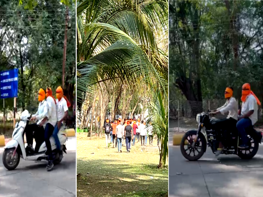 Bajrang Dal activists entered the BAMU university with swords and sticks; An attempt to create terror | Video: संतापजनक! विद्यापीठात तलवार, लाठ्याकाठ्या घेऊन घुसले बजरंग दलाचे कार्यकर्ते