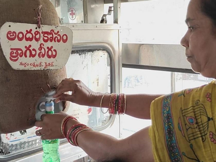Free water for all passengers in ST buses of Telangana | तेलंगणाच्या एसटी बसमध्ये सर्व प्रवाशांसाठी माेफत पाणी