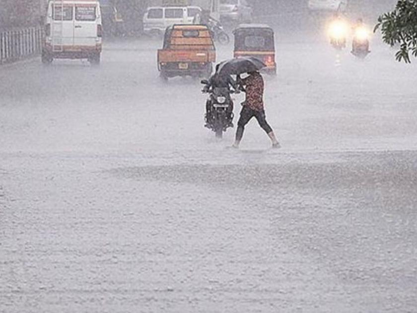 Thunderstorm, unseasonal rain with hail in Nagpur | जाेराचे वादळ, गारपीटीसह अवकाळी पावसाचे थैमान